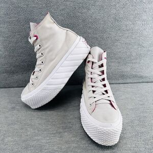 CONVERSE - Women's All Star Lift 2X Platform High Desert Sand Shoes Size 8  B6